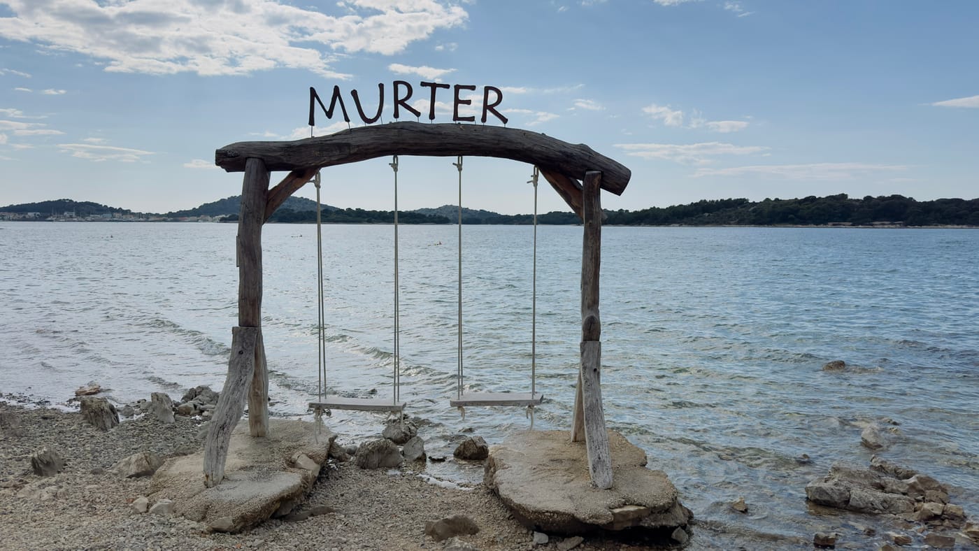 Murter - huśtawka nad brzegiem Adriatyku